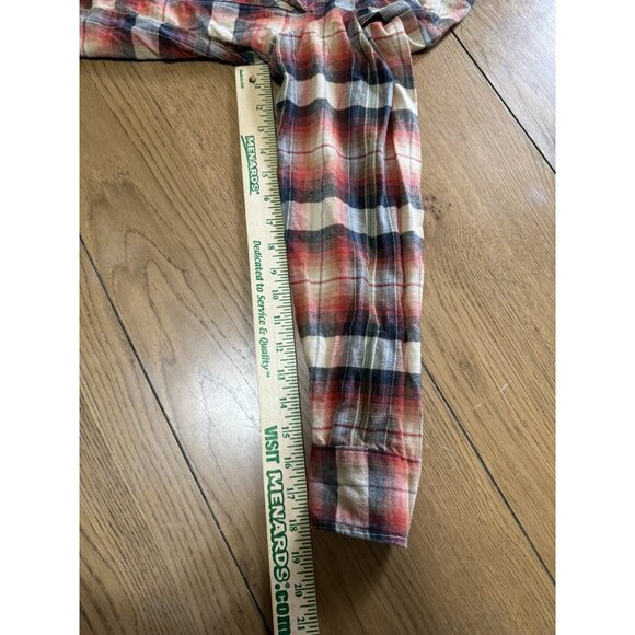 Mr Leggs Shirt Mens Small Plaid Flannel Pearl Snap USA 70s 80s Western VTG - Picture 8 of 11